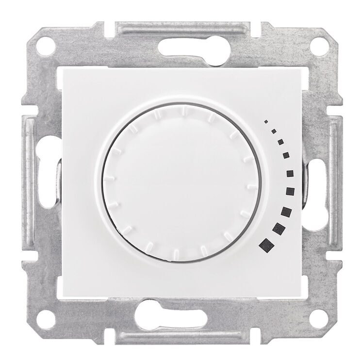 Светорегулятор поворотно-нажимной проходной, универсальный Schneider Electric Sedna SDN2200821
