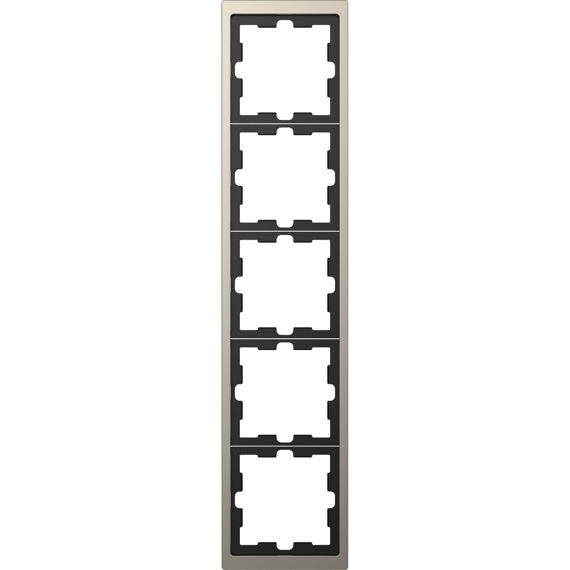 MTN4050-6550 D-Life РАМКА 5-постовая, НИКЕЛЬ , SD  (MS)