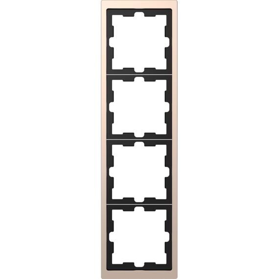 MTN4040-6551 D-Life РАМКА 4-постовая, ШАМПАНЬ , SD  (MS)