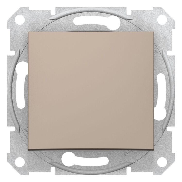 SDN0100168 Выкл 1кл 10A, титан  (MS)